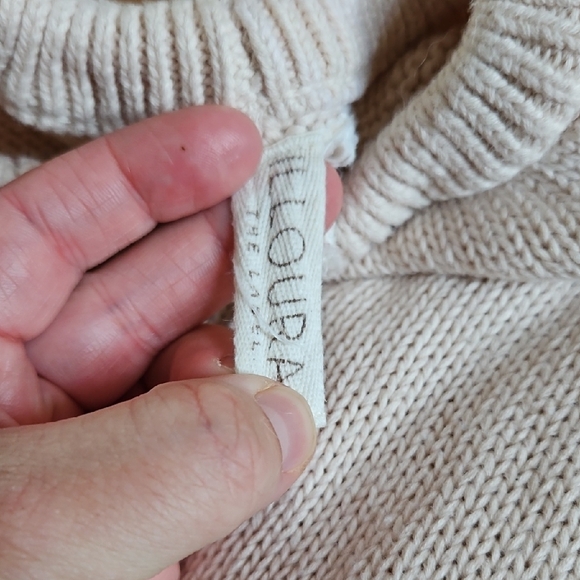 Illoura The Label Kids Pink Chunky Knit Footed Leggings - Picture 2 of 5